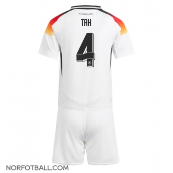 Billige Fotballdrakt Tyskland Jonathan Tah #4 Replika Hjemmedraktsett Barn EM 2024 Kortermet (med bukser)